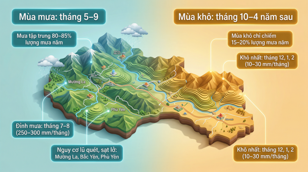 Mùa Mưa Và Mùa Khô Tại Sơn La Bắt Đầu Và Kết Thúc Vào Tháng Mấy