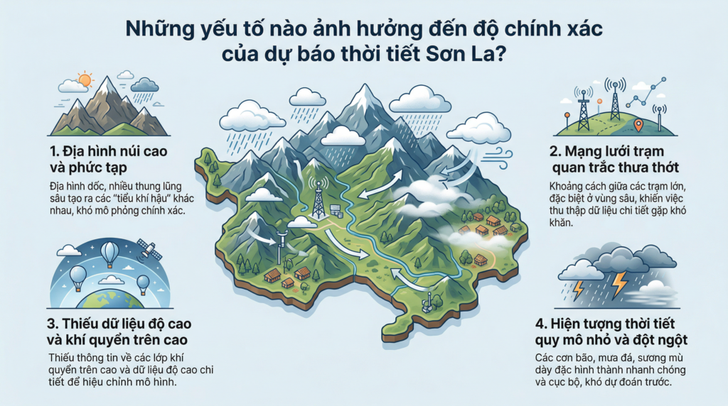 Những Yếu Tố Nào Ảnh Hưởng Đến Độ Chính Xác Của Dự Báo Thời Tiết Sơn La