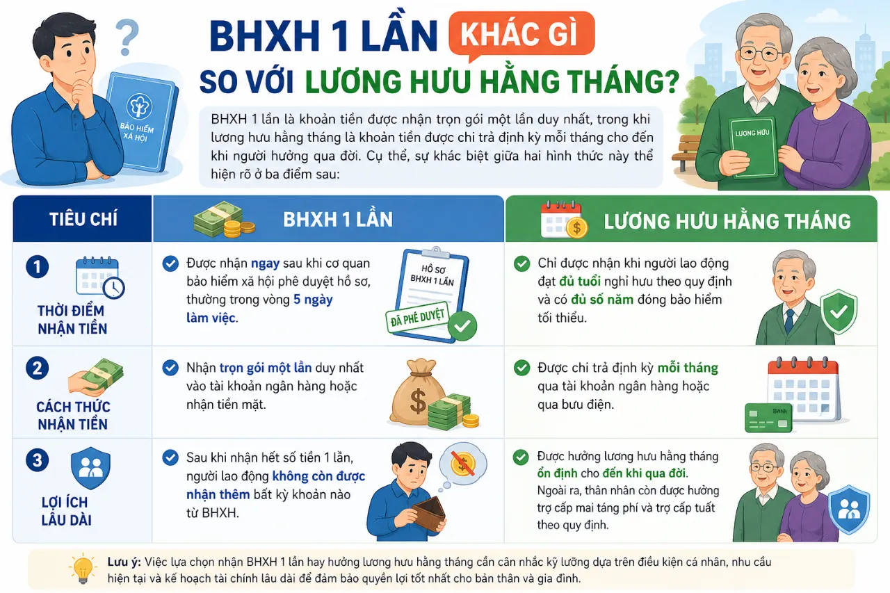 Cách Tính BHXH 1 Lần Mới Nhất 2026: Công Thức, Mức Hưởng & Ví Dụ Chi Tiết