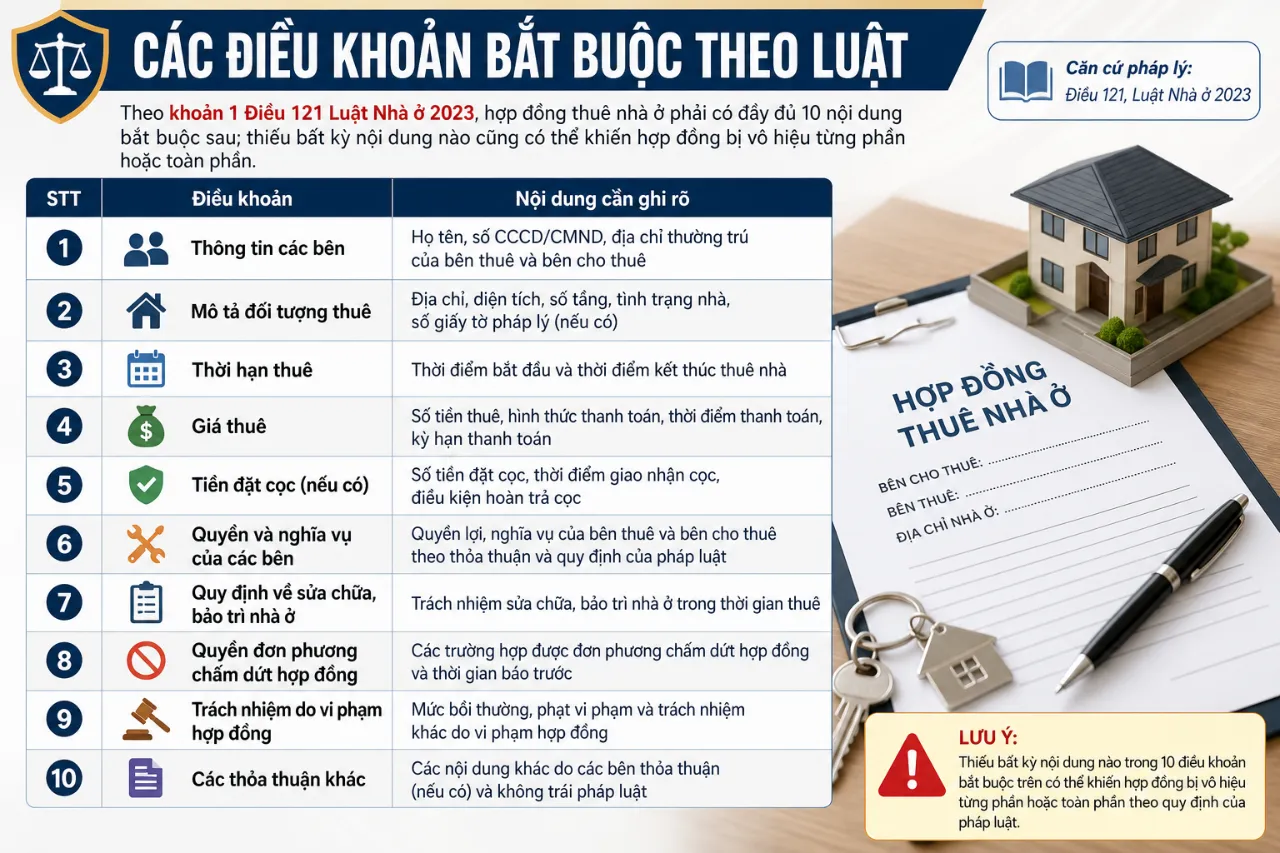 Các Điều Khoản Bắt Buộc Theo Luật