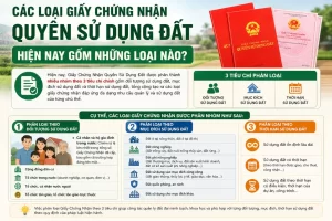 Các Loại Giấy Chứng Nhận Quyền Sử Dụng Đất Hiện Nay Gồm Những Loại Nào?