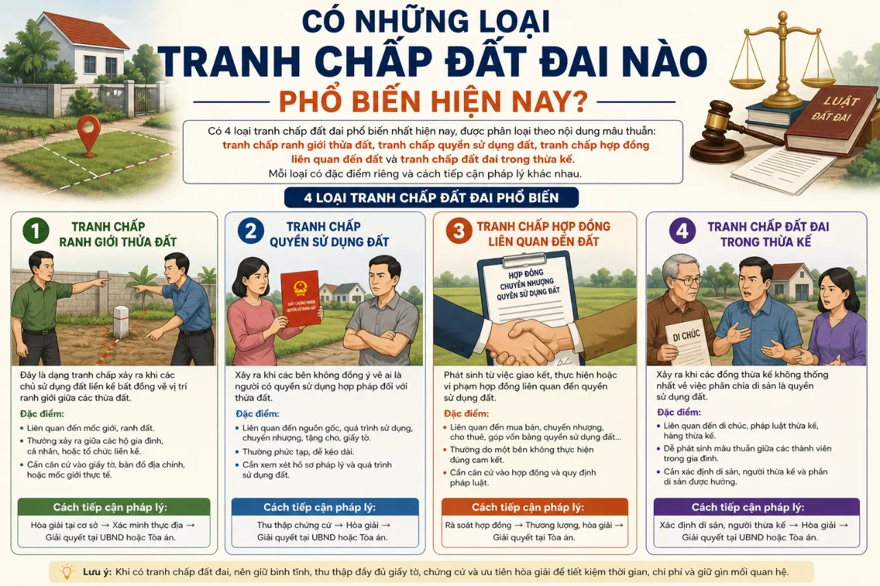 Tư Vấn Giải Quyết Tranh Chấp Đất Đai: Quy Trình, Thủ Tục & Cách Bảo Vệ Quyền Lợi Hợp Pháp