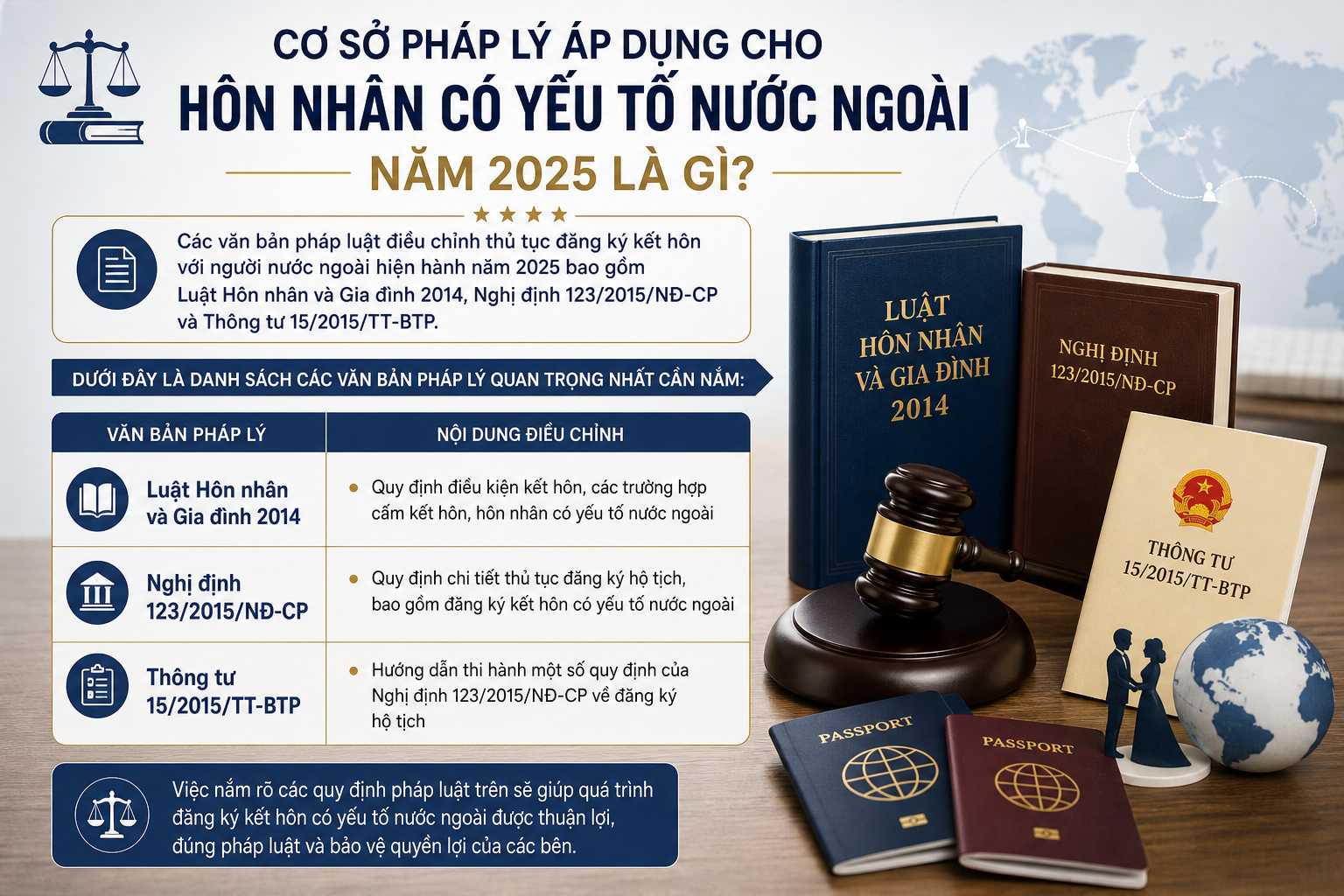 Cơ Sở Pháp Lý Áp Dụng Cho Hôn Nhân Có Yếu Tố Nước Ngoài Năm 2025 Là Gì?