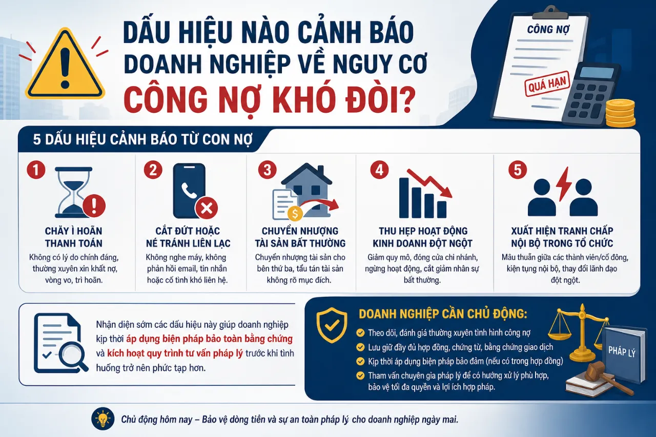 Dấu Hiệu Nào Cảnh Báo Doanh Nghiệp Về Nguy Cơ Công Nợ Khó Đòi?
