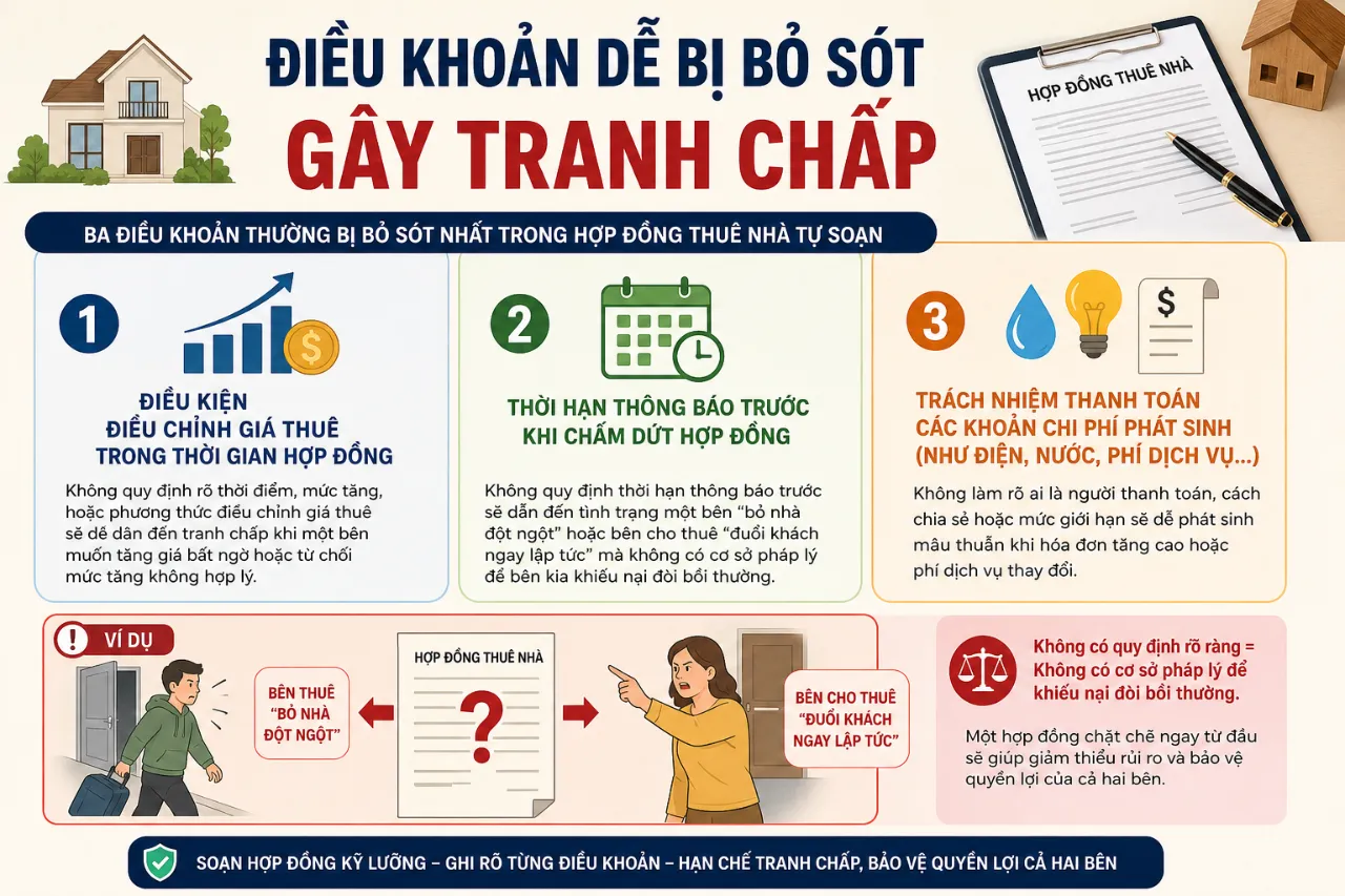 Điều Khoản Dễ Bị Bỏ Sót Gây Tranh Chấp