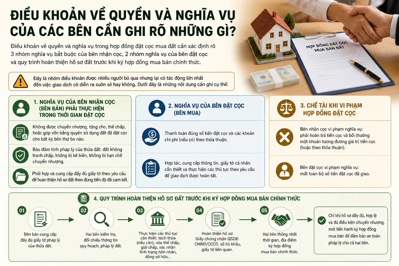 Điều Khoản Về Quyền Và Nghĩa Vụ Của Các Bên Cần Ghi Rõ Những Gì?