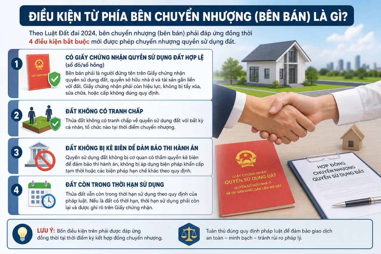 Điều Kiện Từ Phía Bên Chuyển Nhượng (Bên Bán) Là Gì?