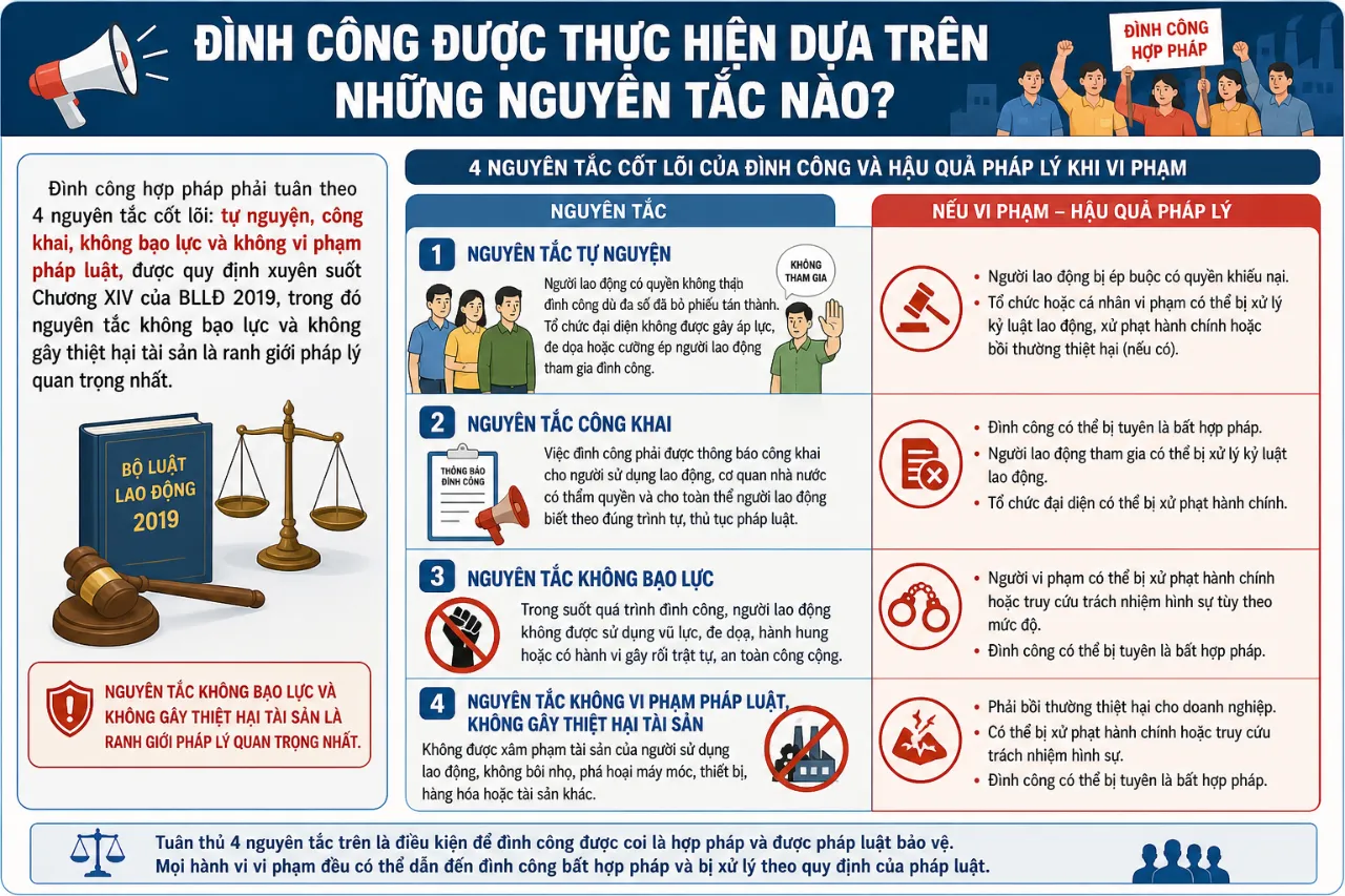 Đình Công Là Gì? Cách Xử Lý Đình Công Hợp Pháp và Bất Hợp Pháp Theo BLLĐ 2019