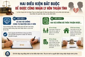 Hai Điều Kiện Bắt Buộc Để Được Công Nhận Ly Hôn Thuận Tình