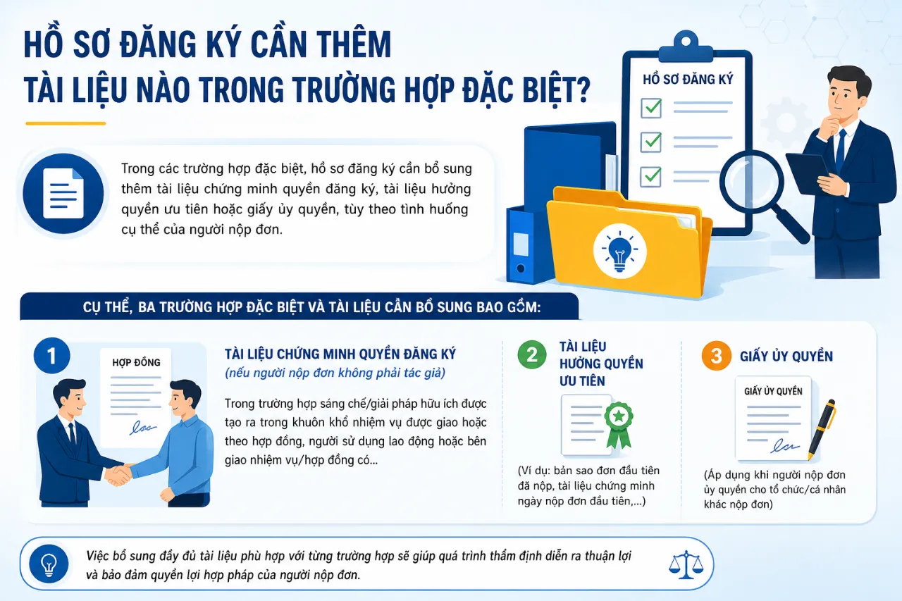 Hồ Sơ Đăng Ký Cần Thêm Tài Liệu Nào Trong Trường Hợp Đặc Biệt?