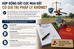 Hợp Đồng Đặt Cọc Mua Đất Có Giá Trị Pháp Lý Không?