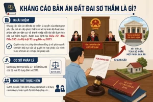 Kháng cáo bản án đất đai sơ thẩm là gì?