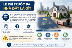 Lệ Phí Trước Bạ Nhà Đất Là Gì?