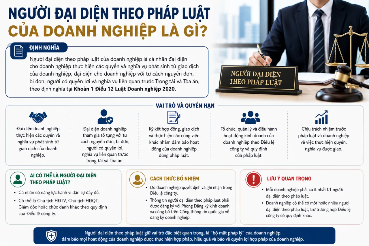 Thủ tục Thay Đổi Người Đại Diện Theo Pháp Luật: Hồ Sơ, Điều Kiện & Các Bước Thực Hiện Đúng Quy Định 2025