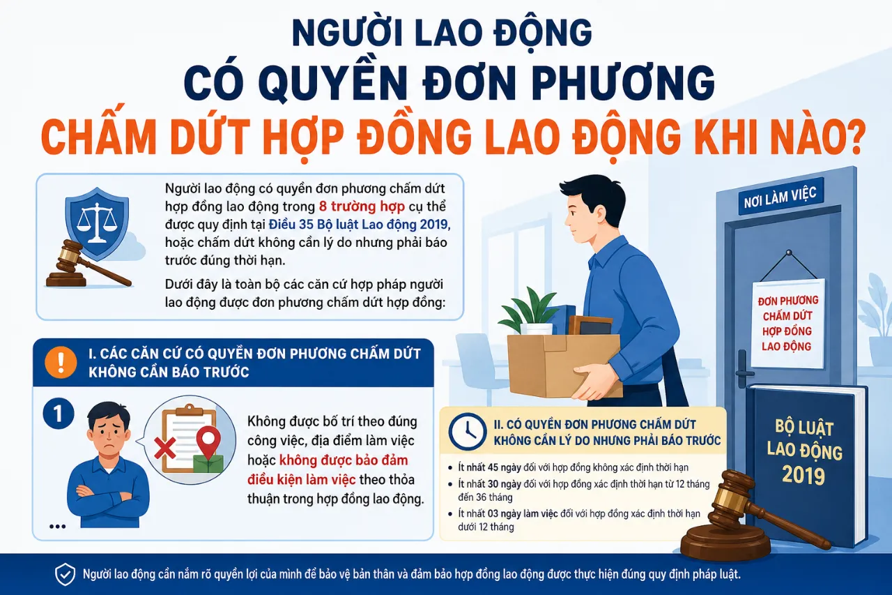 Người Lao Động Có Quyền Đơn Phương Chấm Dứt Hợp Đồng Lao Động Khi Nào?