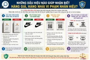 Những Dấu Hiệu Nào Giúp Nhận Biết Hàng Giả, Hàng Nhái Vi Phạm Nhãn Hiệu?