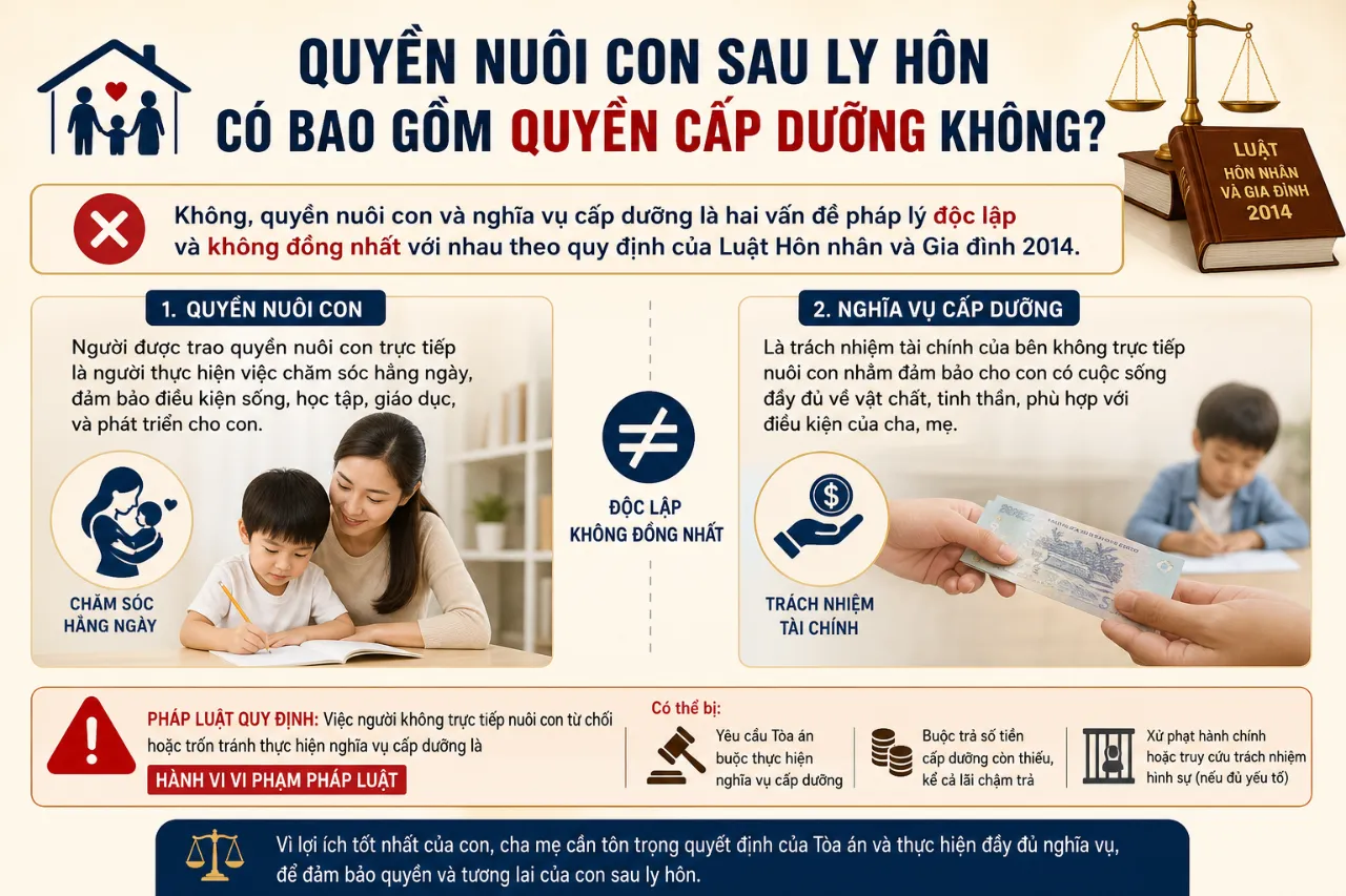 Quyền Nuôi Con Sau Khi Ly Hôn: Quy Định Pháp Luật, Điều Kiện & Cách Giành Quyền Nuôi Dưỡng