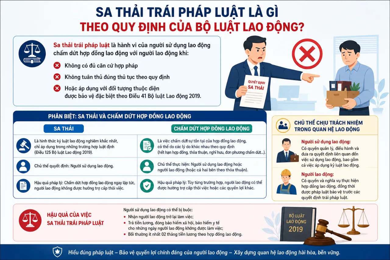 Bị Sa Thải Trái Pháp Luật: Mức Bồi Thường, Trợ Cấp Và Cách Đòi Quyền Lợi Cho Người Lao Động