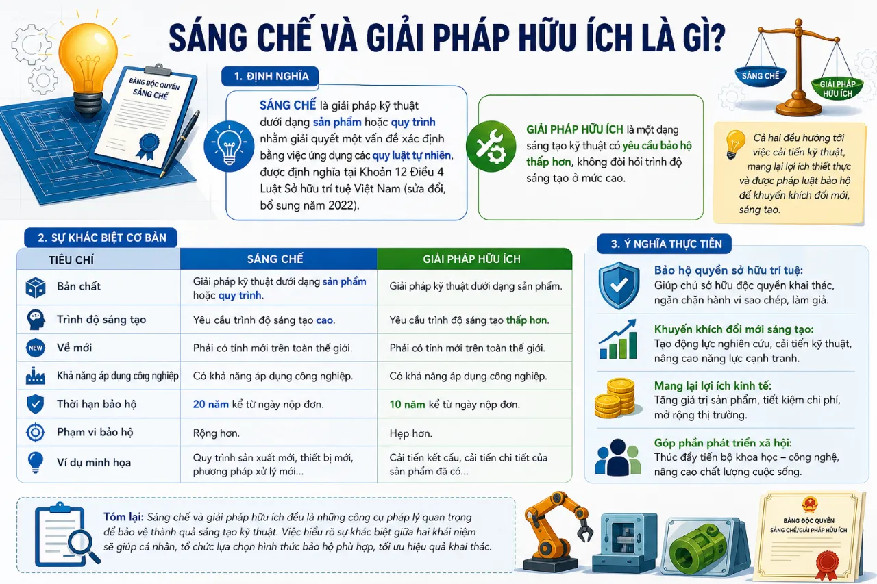 Đăng Ký Sáng Chế Và Giải Pháp Hữu Ích: Điều Kiện, Hồ Sơ, Quy Trình Và Chi Phí Mới Nhất 2025