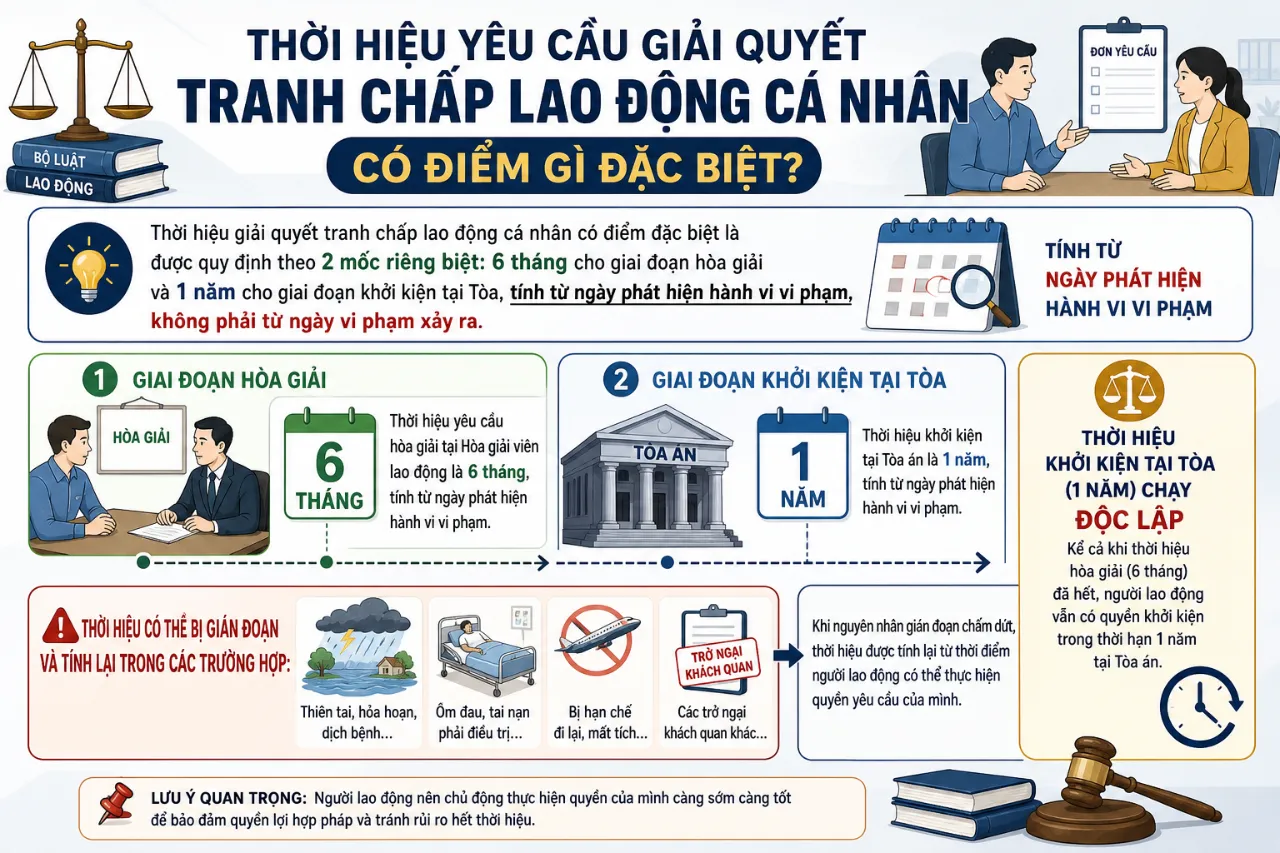 Thời Hiệu Yêu Cầu Giải Quyết Tranh Chấp Lao Động Cá Nhân Có Điểm Gì Đặc Biệt?