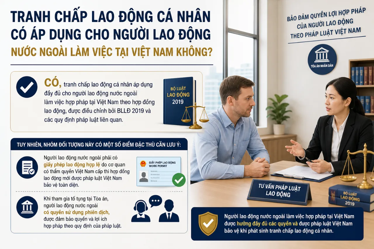 Tranh Chấp Lao Động Cá Nhân Có Áp Dụng Cho Người Lao Động Nước Ngoài Làm Việc Tại Việt Nam Không?