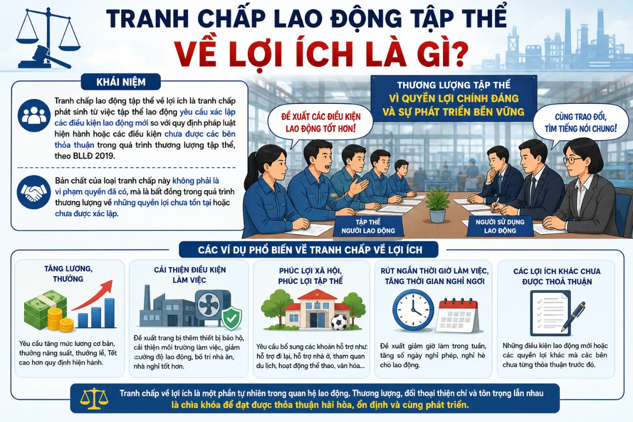 Tranh Chấp Lao Động Tập Thể Về Lợi Ích Là Gì?