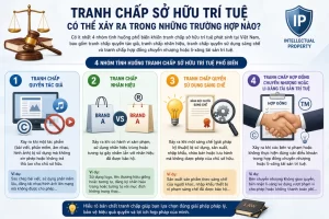Tranh Chấp Sở Hữu Trí Tuệ Có Thể Xảy Ra Trong Những Trường Hợp Nào?