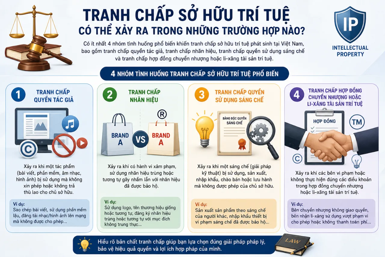 Giải Quyết Tranh Chấp Sở Hữu Trí Tuệ: Phương Thức, Thủ Tục & Cách Bảo Vệ Quyền Lợi Hợp Pháp