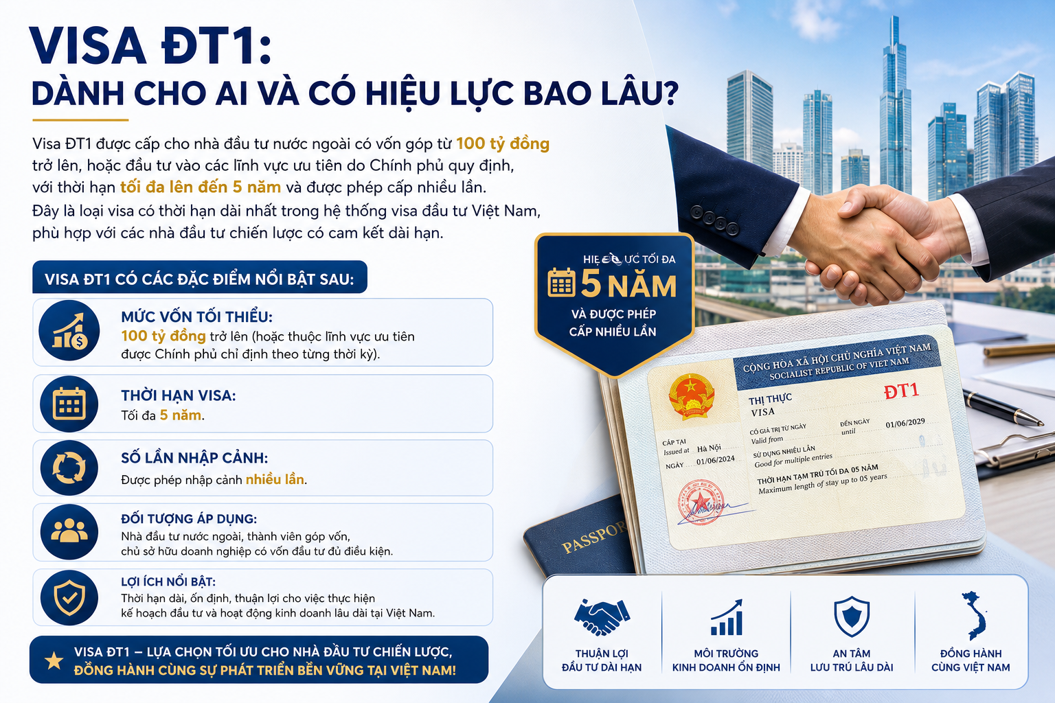 Visa ĐT1: Dành Cho Ai Và Có Hiệu Lực Bao Lâu?